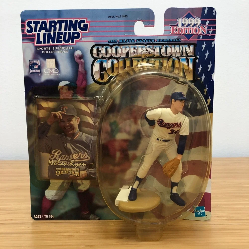 Starting Lineup Nolan Ryan Action Figure White Texas Rangers 1999